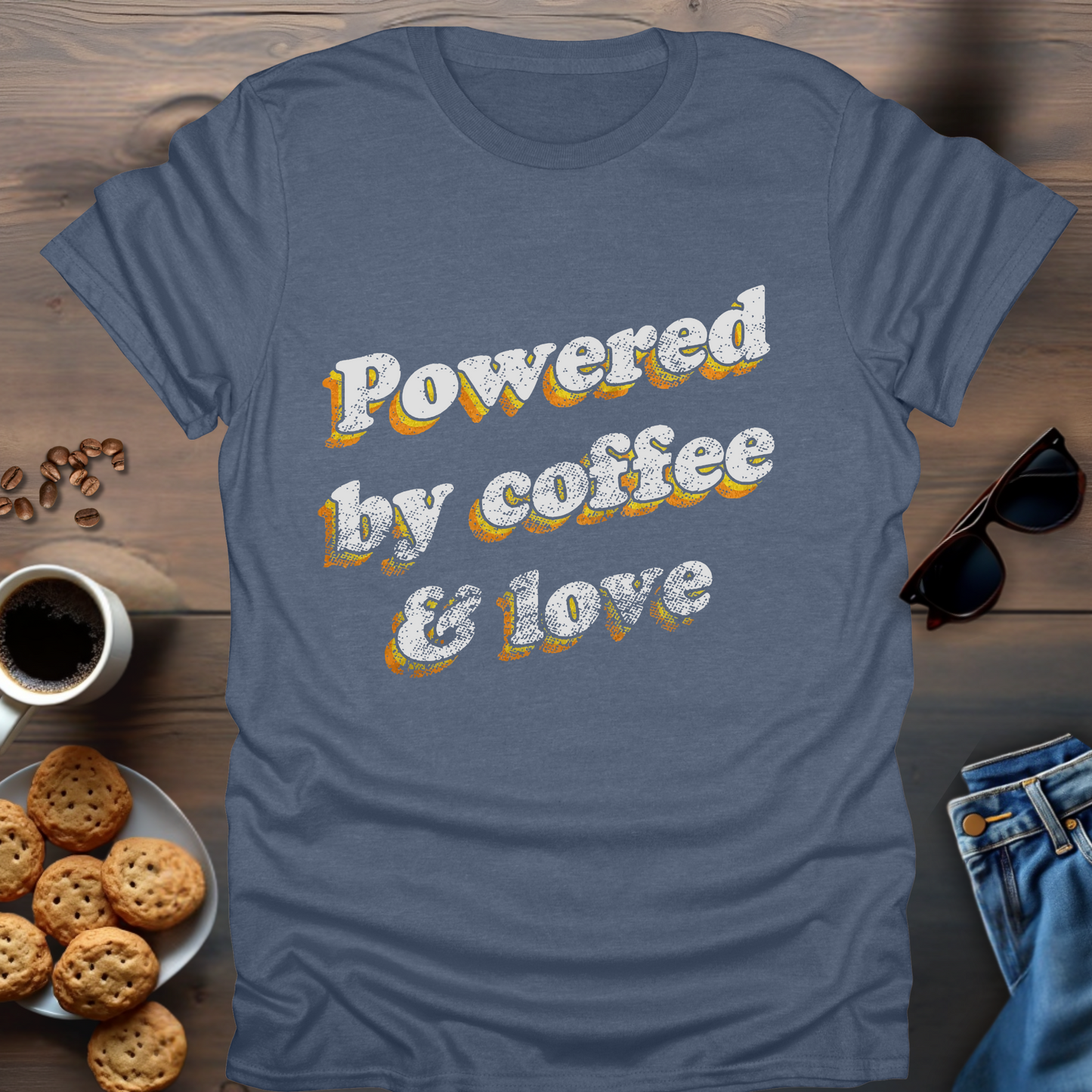 Powered By Coffee & Love T-Shirt