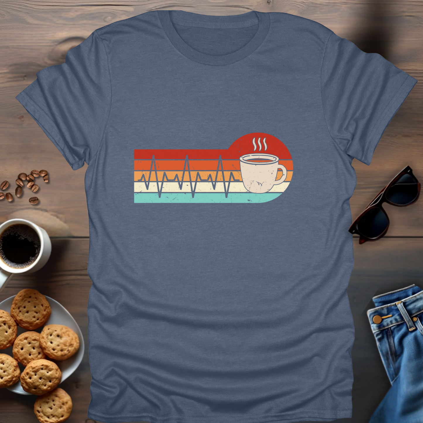 Coffee Beat Retro T-Shirt