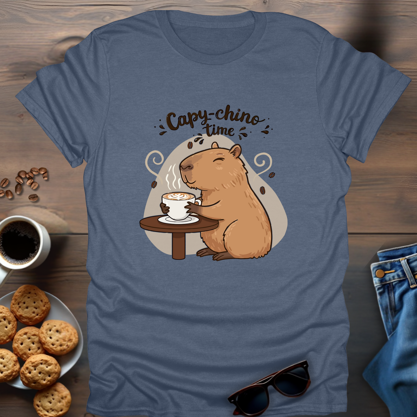 Capy-Chino Time T-Shirt