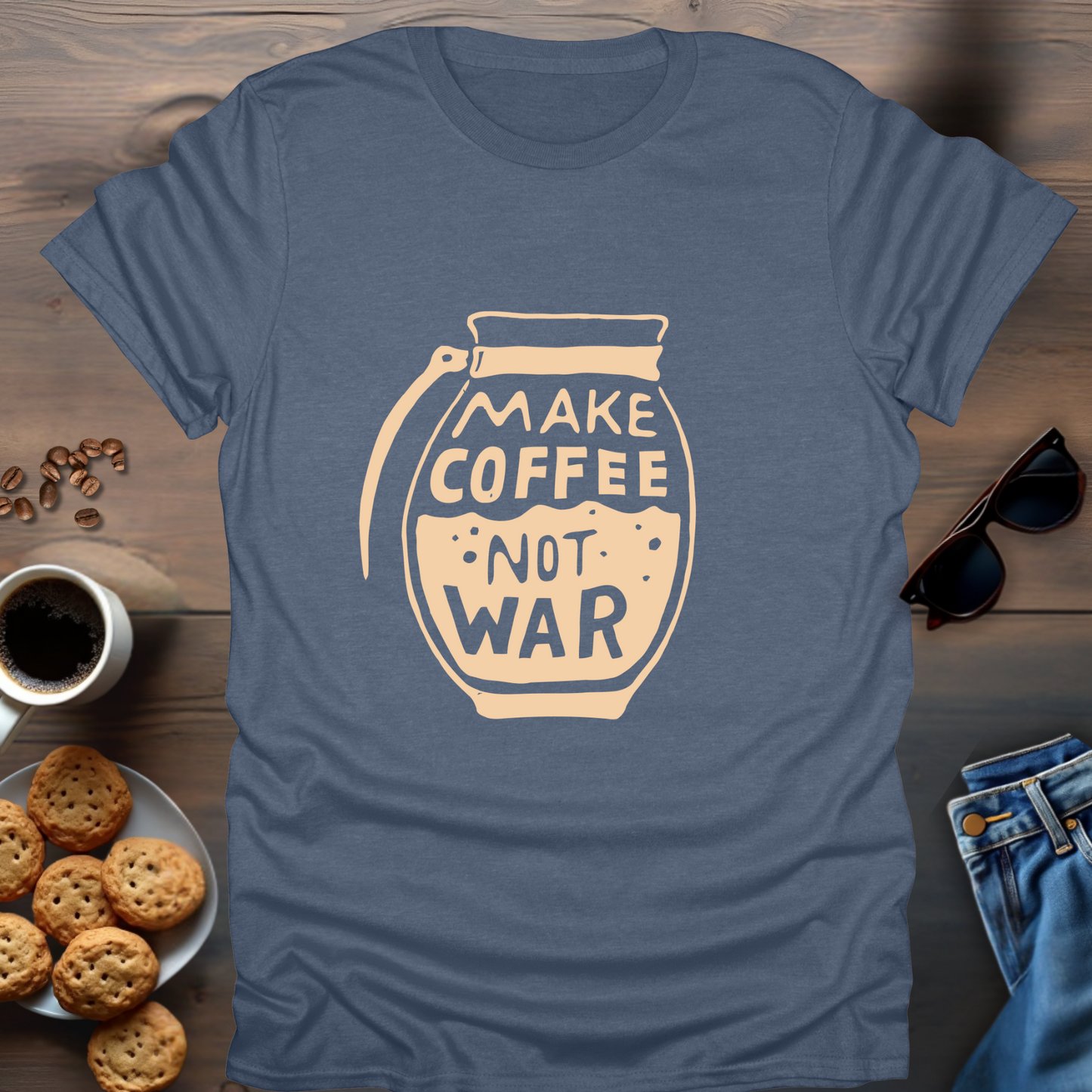 Make Coffee Not War T-Shirt