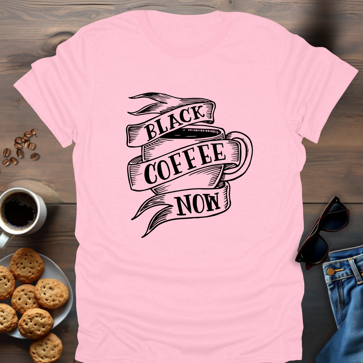 Black Coffee Now T-Shirt
