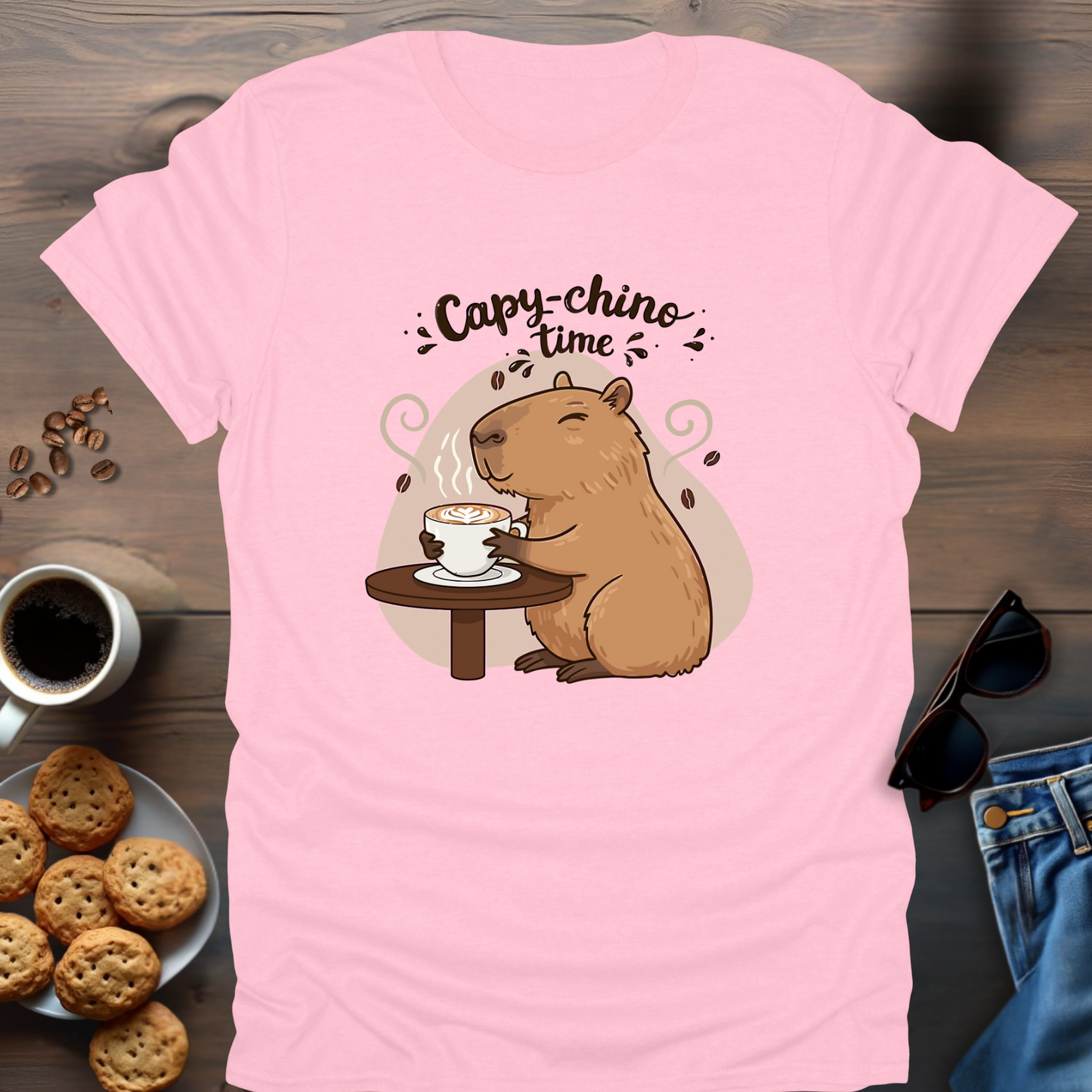 Capy-Chino Time T-Shirt