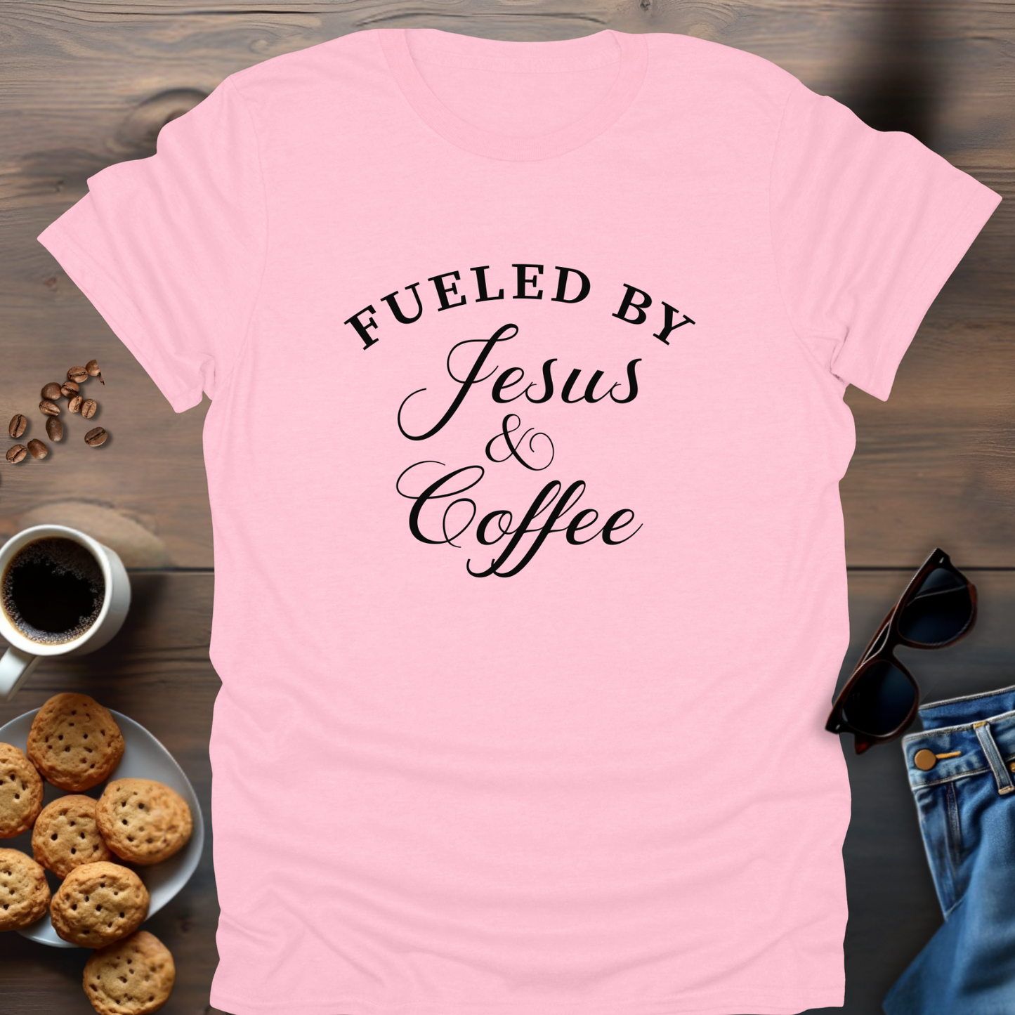 Fueled By Jesus & Coffee T-Shirt