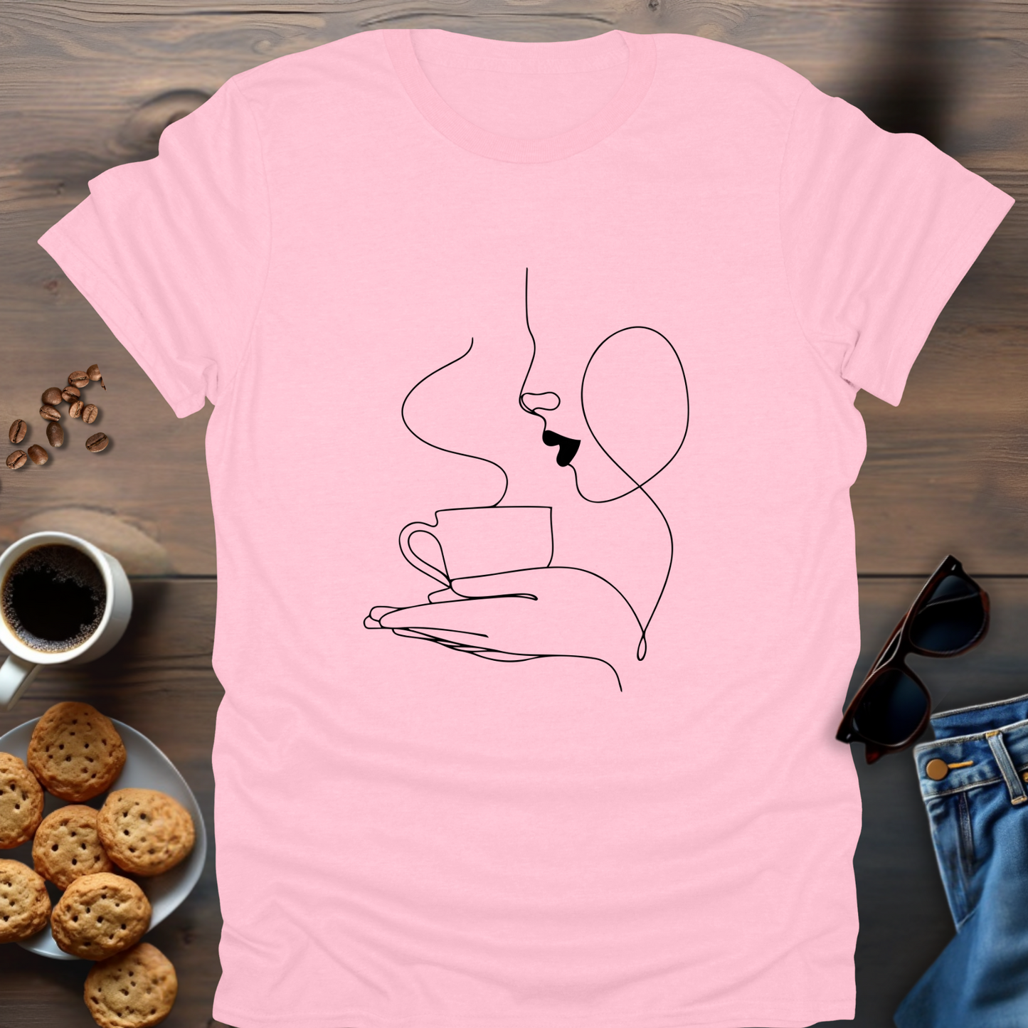 Coffee Girl Elegant T-Shirt