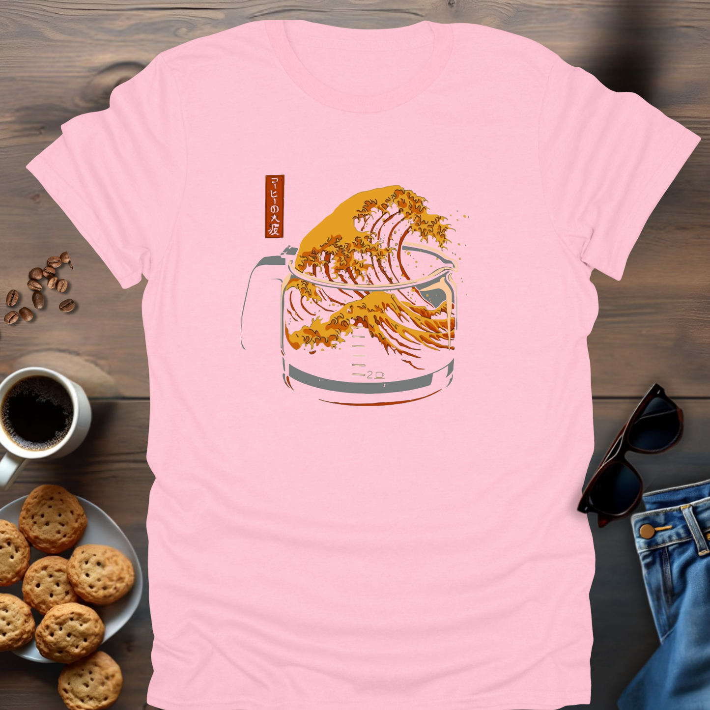 The Great Wave of Coffee T-Shirt