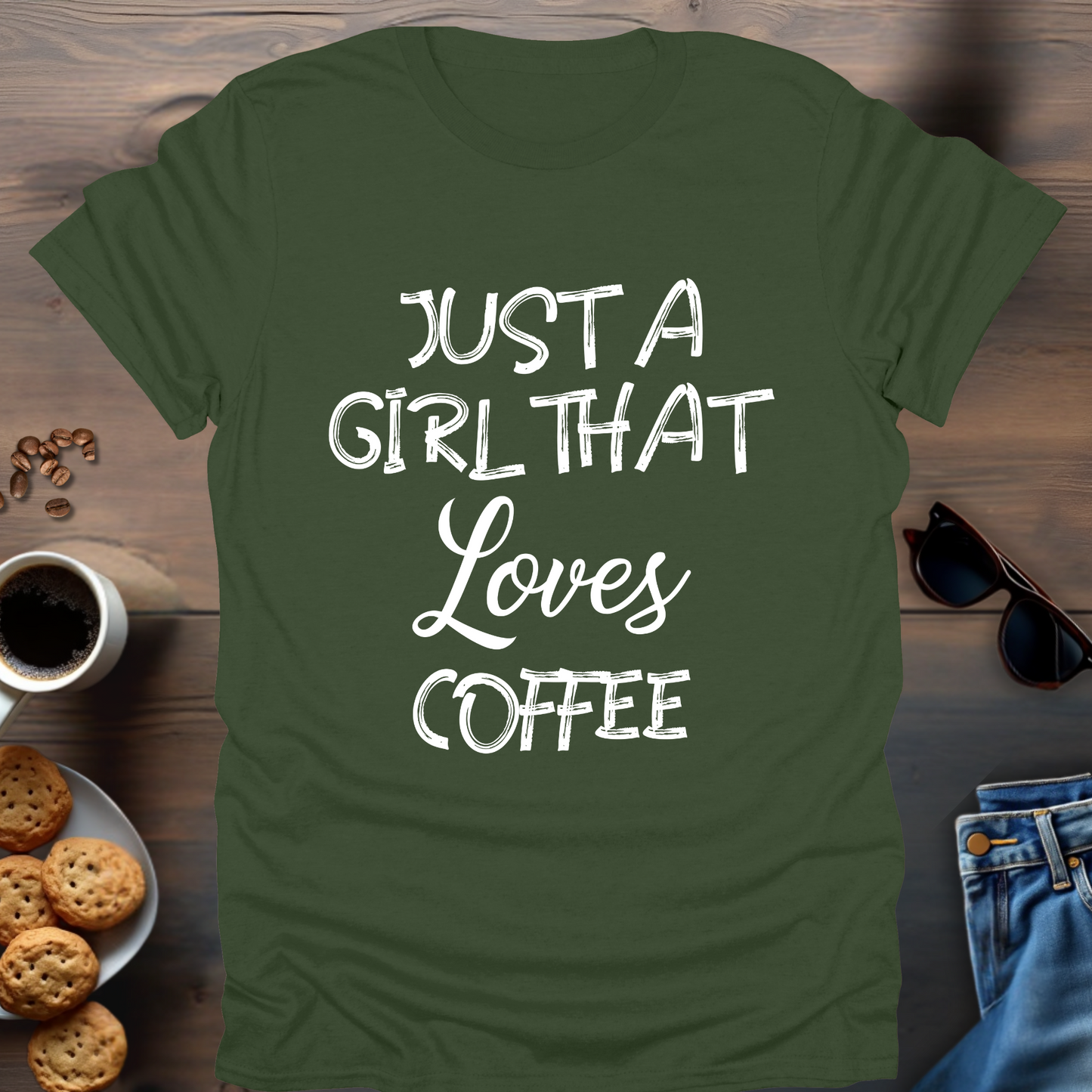 Just a girl that loves Coffee. T-Shirt