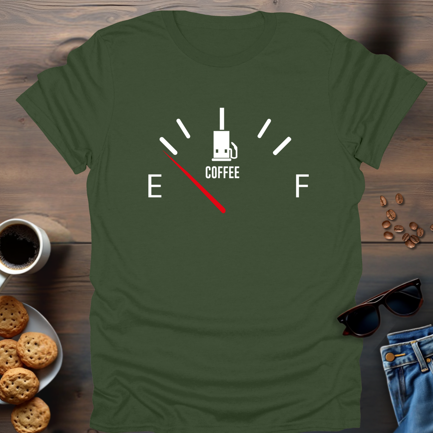 Coffee Fuel Tank T-Shirt