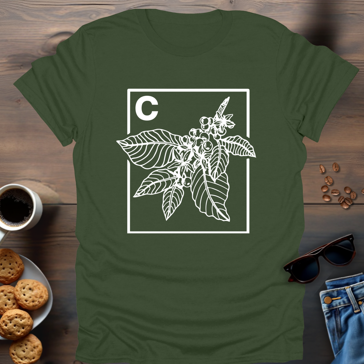 C for Coffee Plant T-Shirt