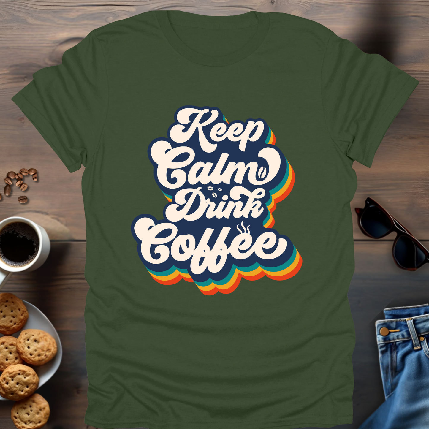 Keep Calm and Drink Coffee T-Shirt