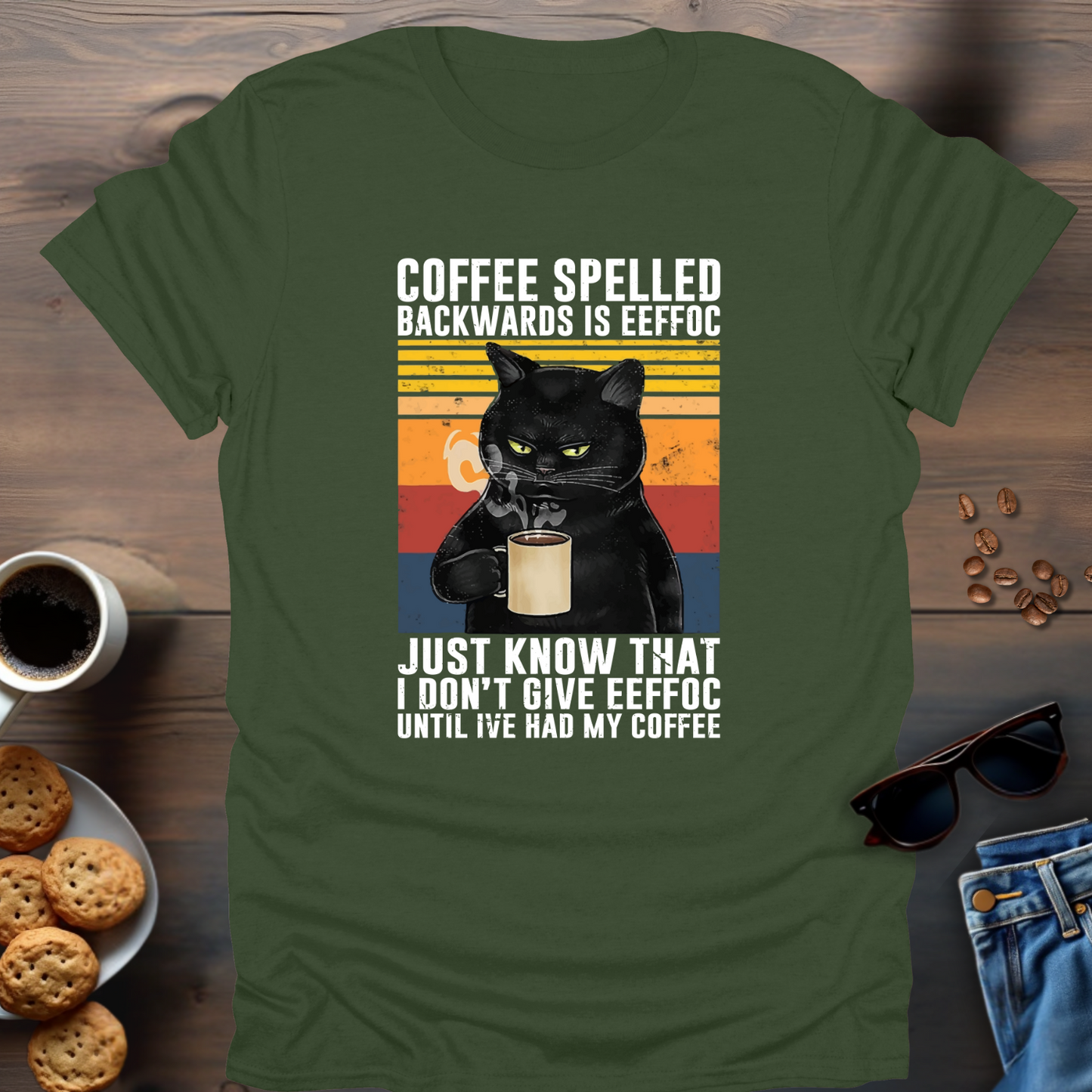 Coffee Spelled Backwards Is Eeffoc T-Shirt