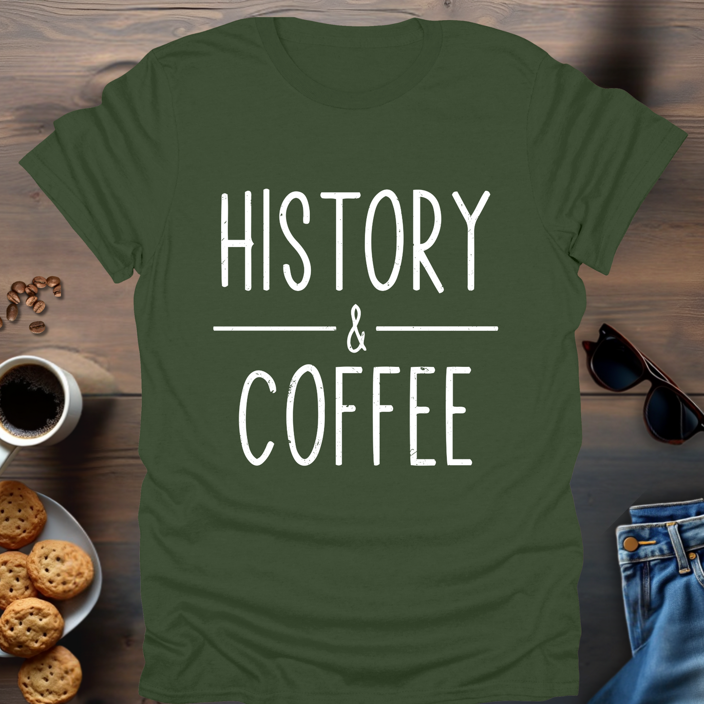 History & Coffee T-Shirt