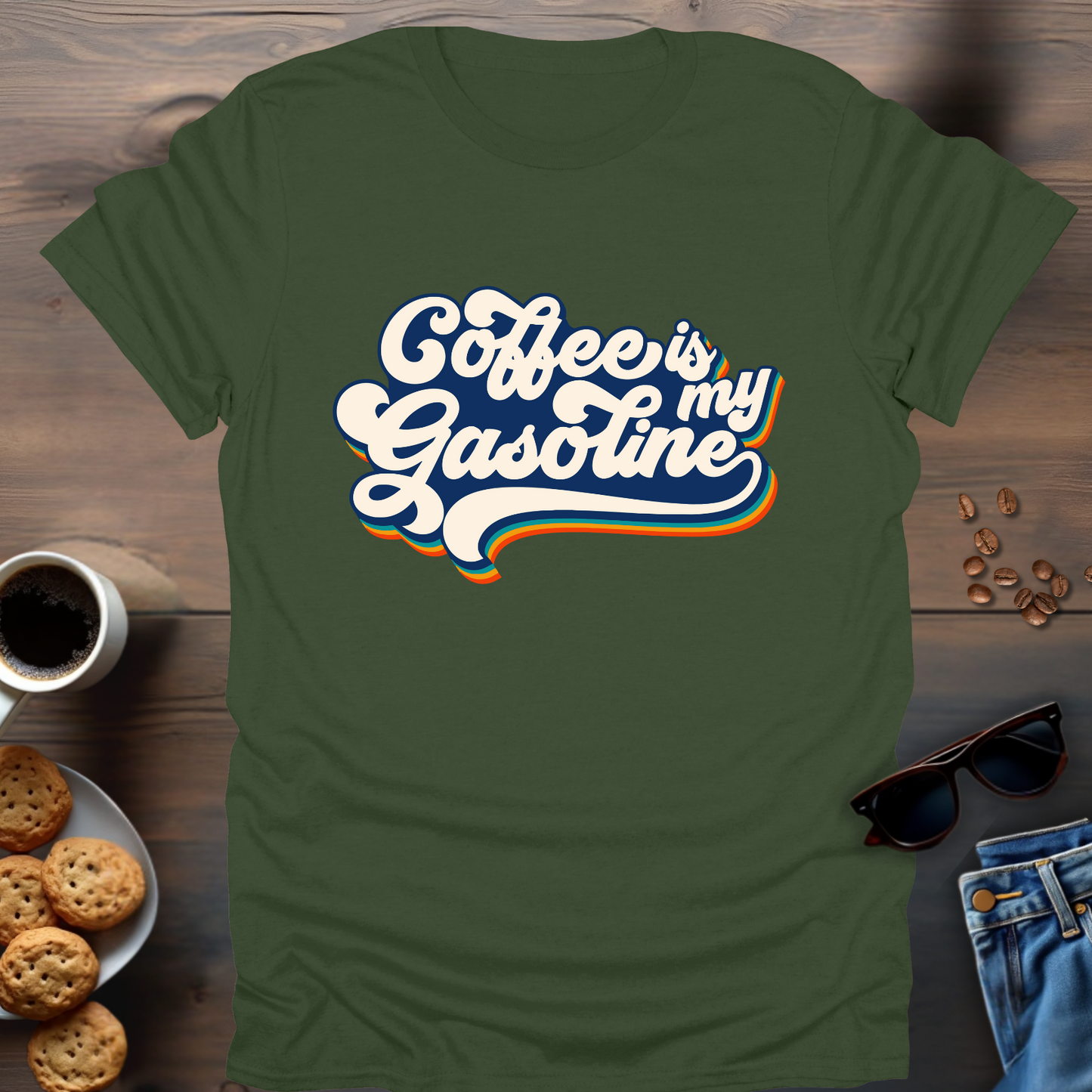 Coffee is my Gasoline T-Shirt