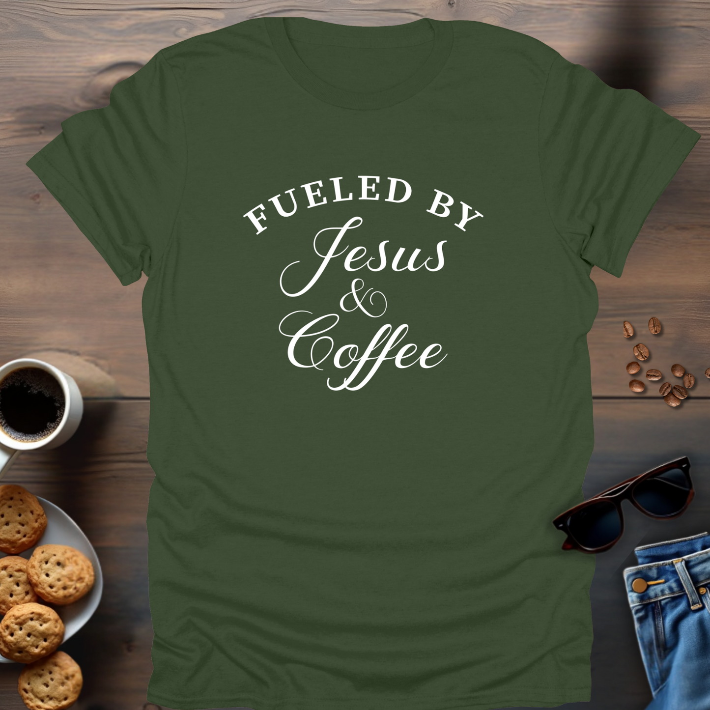 Fueled By Jesus & Coffee T-Shirt