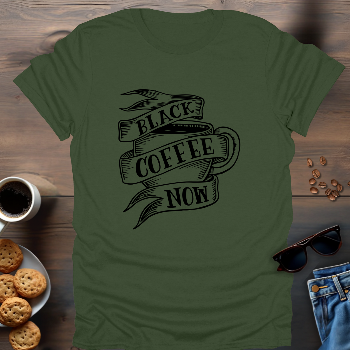 Black Coffee Now T-Shirt