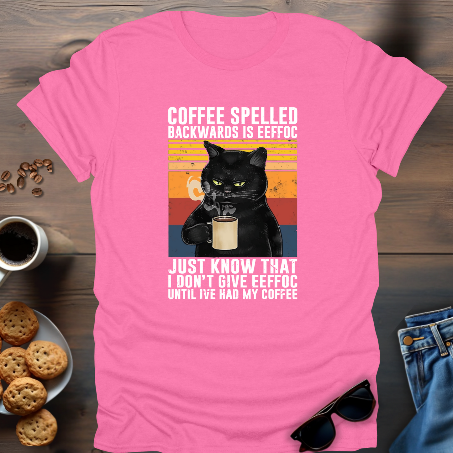 Coffee Spelled Backwards Is Eeffoc T-Shirt