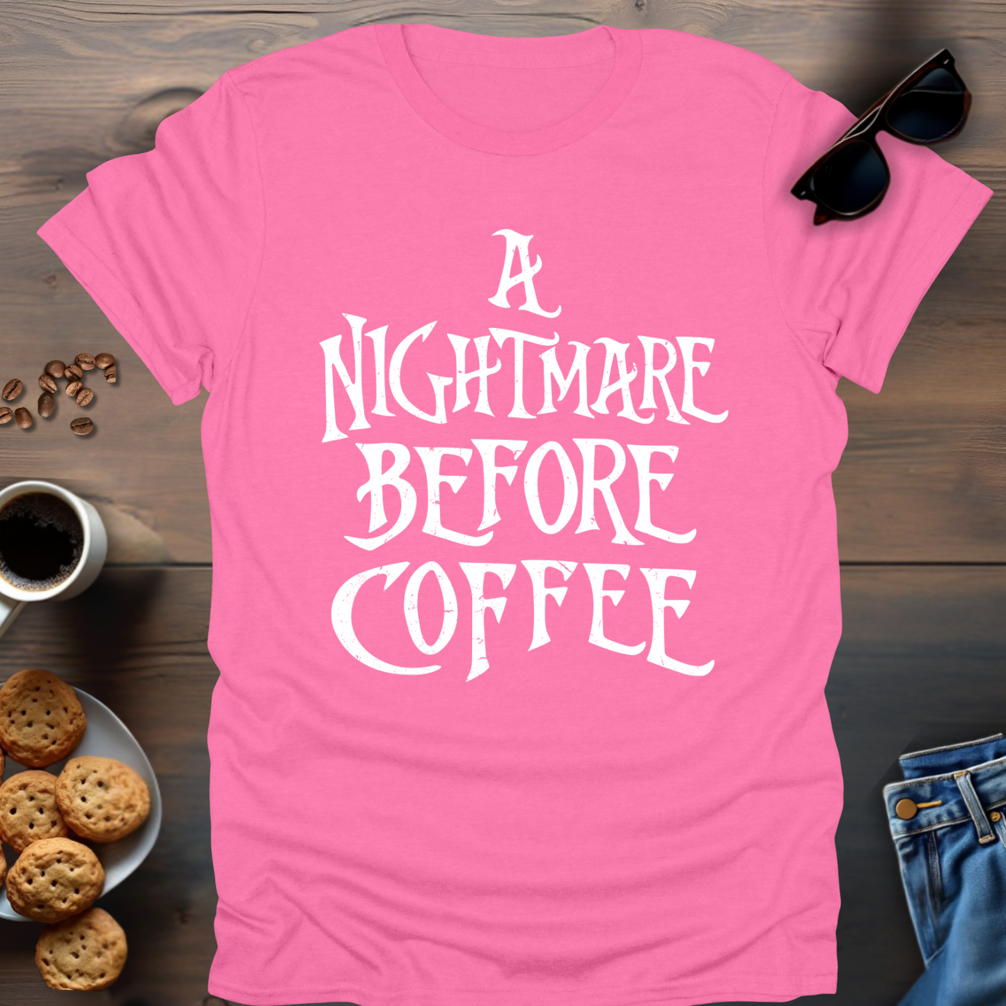 A Nightmare before coffee T-Shirt