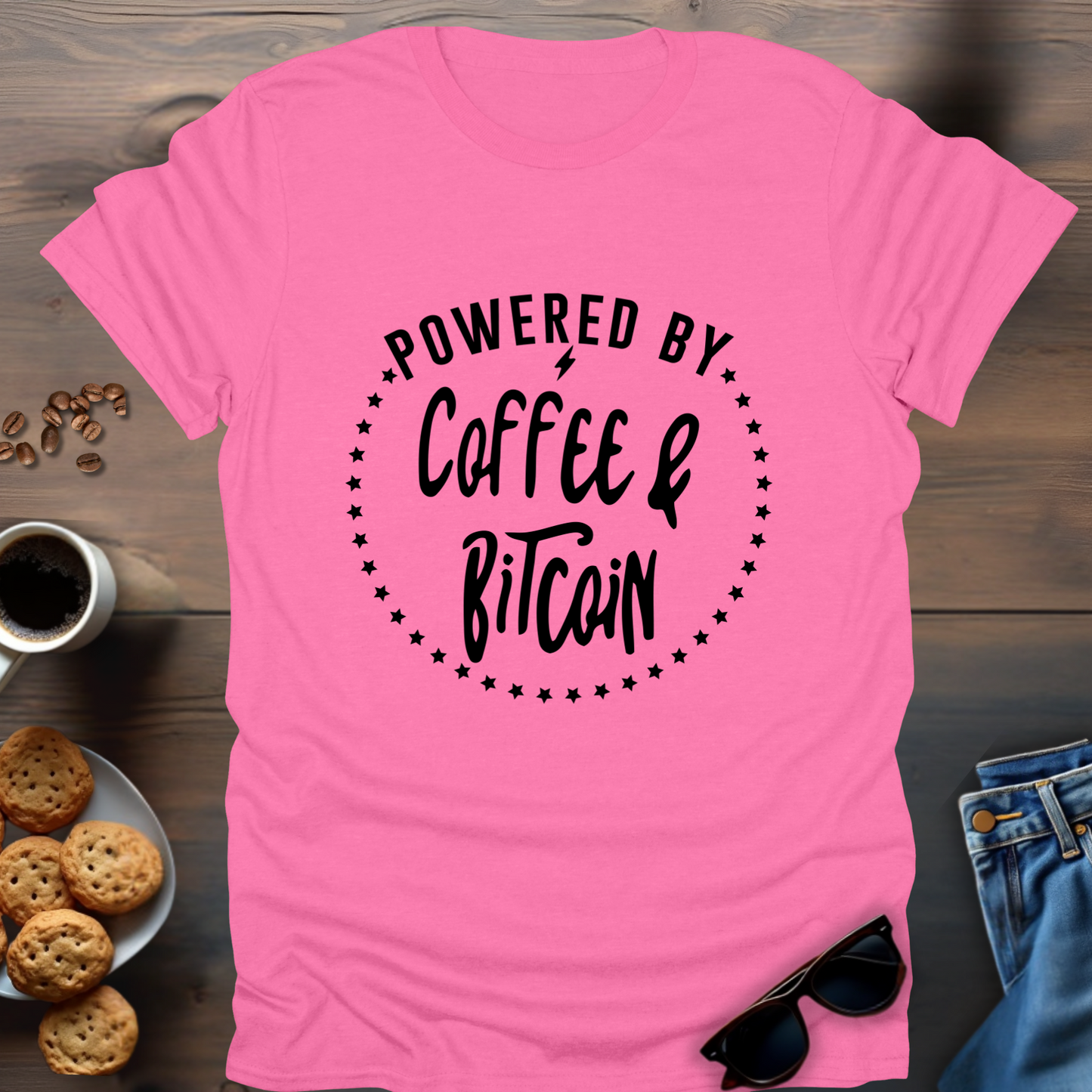 Powered By Coffee & Bitcoin T-Shirt