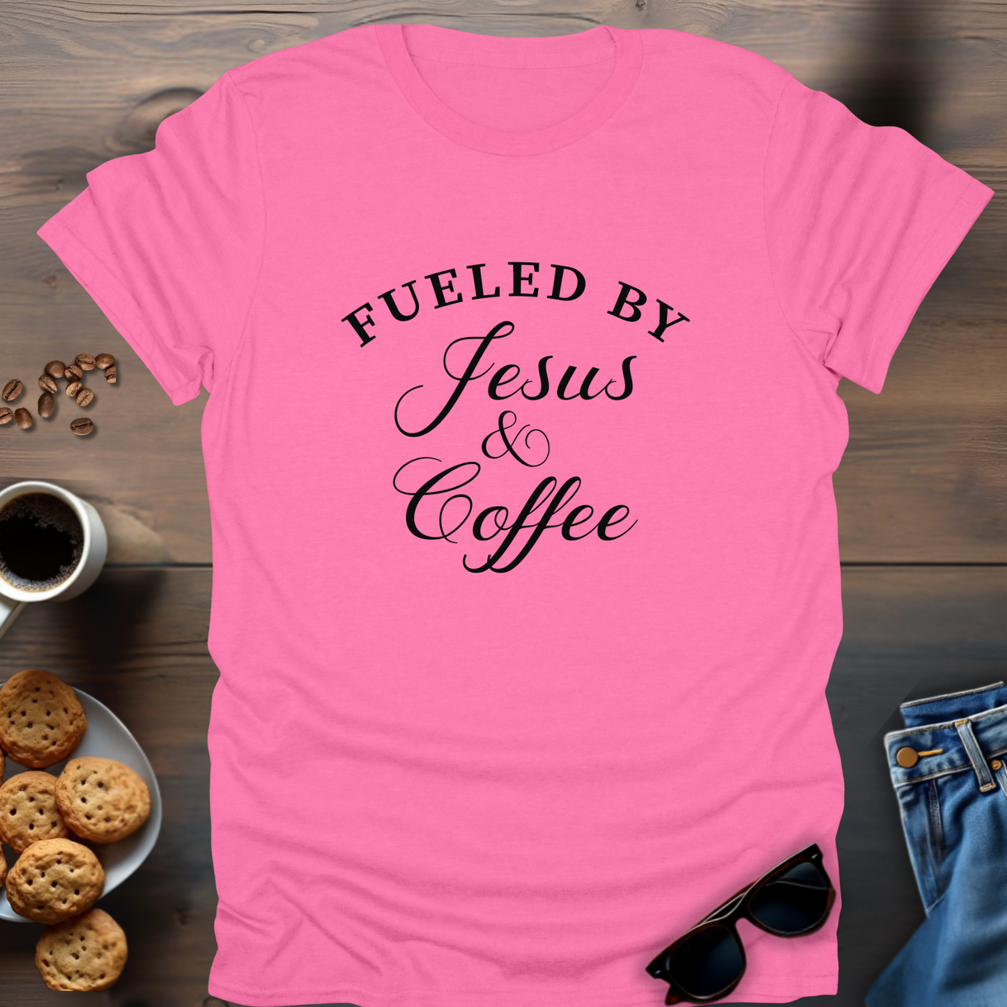 Fueled By Jesus & Coffee T-Shirt