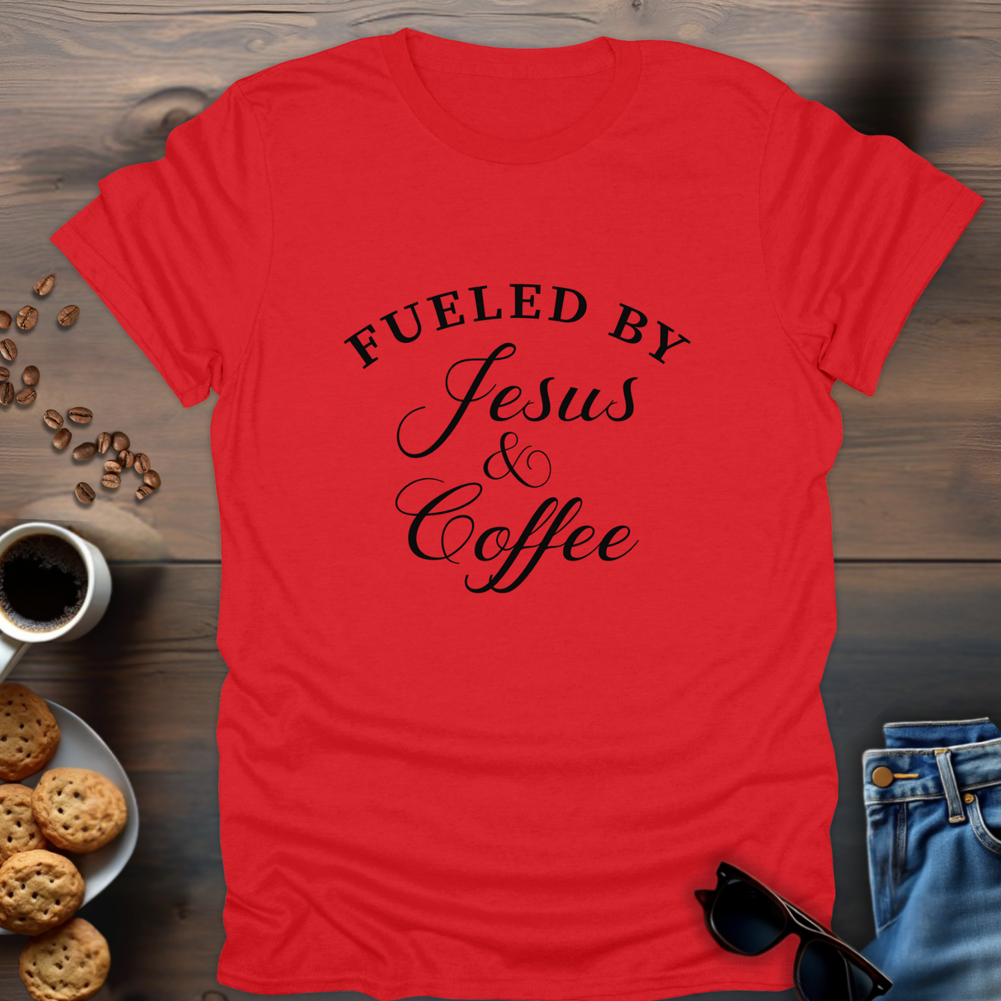 Fueled By Jesus & Coffee T-Shirt