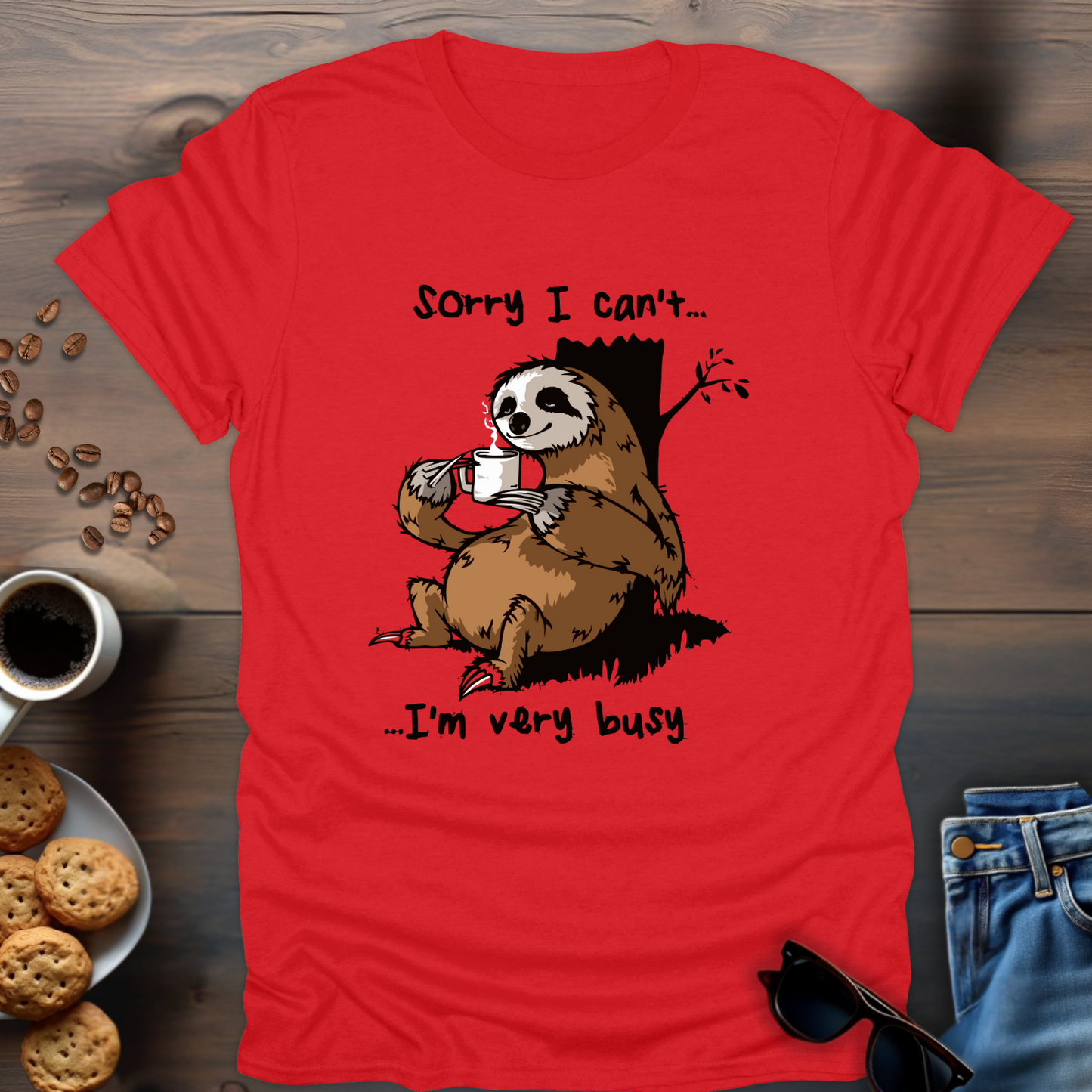 Sorry I Can’t I’m Very Busy T-Shirt