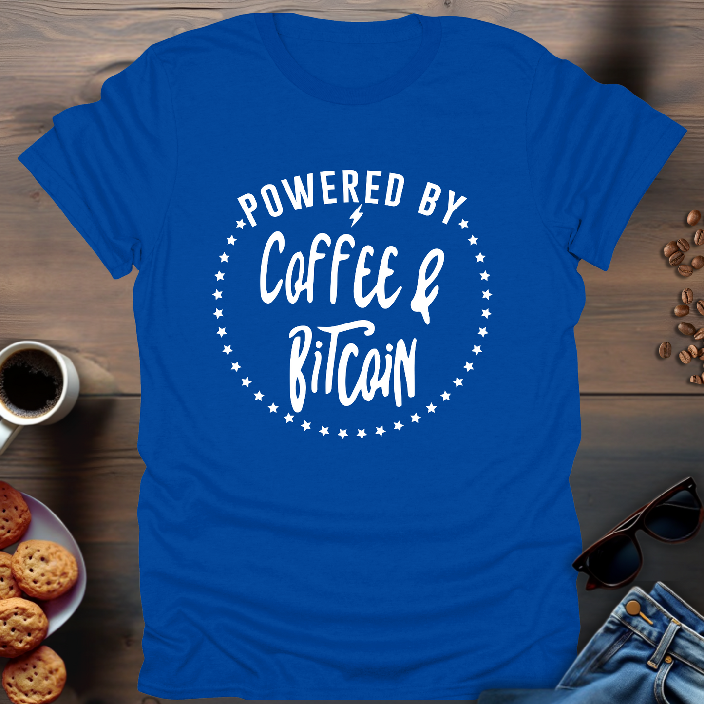 Powered By Coffee & Bitcoin T-Shirt