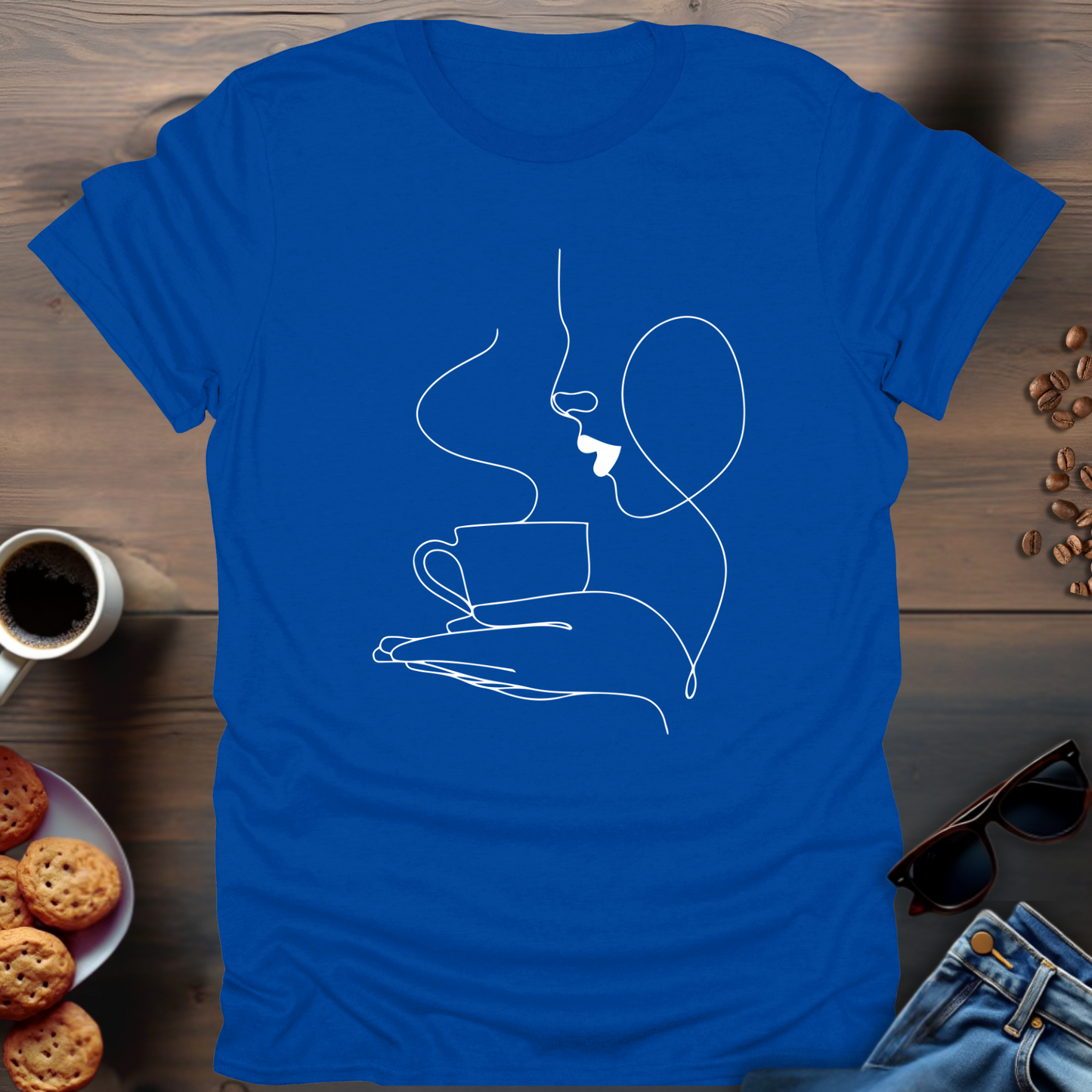 Coffee Girl Elegant T-Shirt