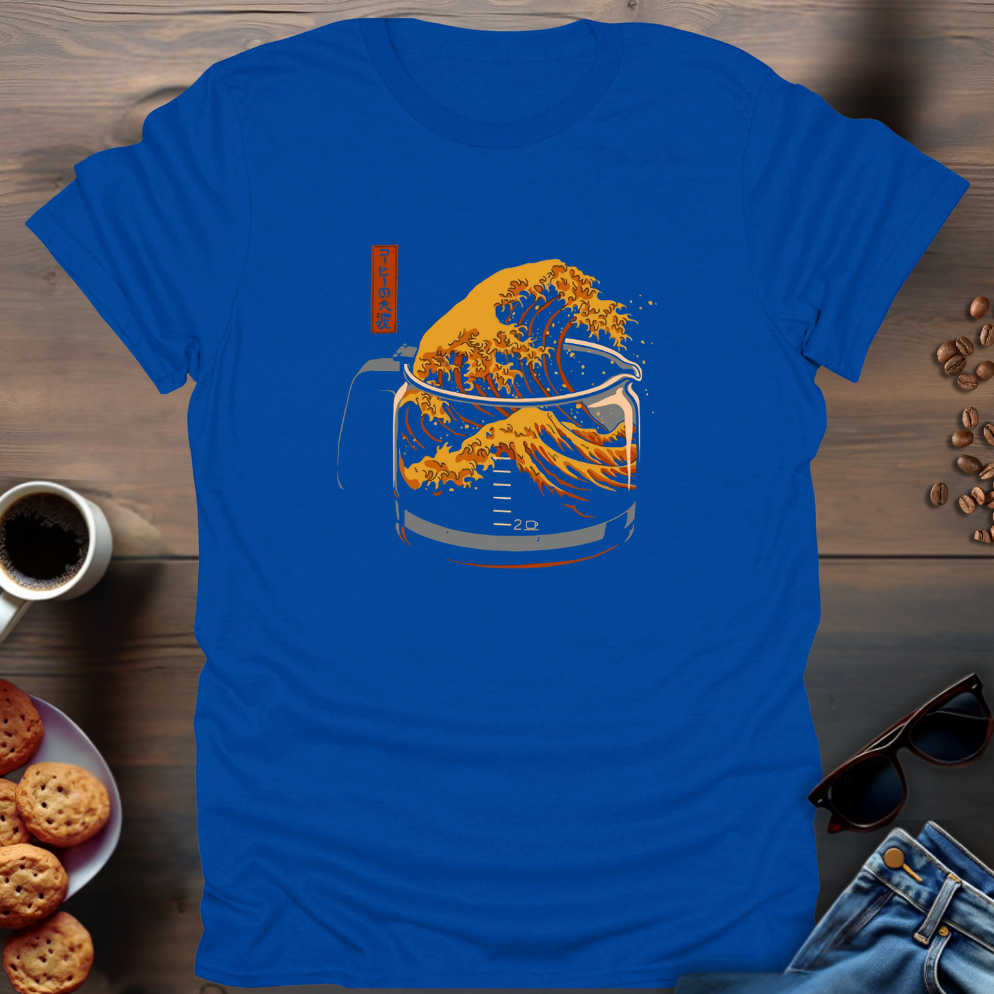 The Great Wave of Coffee T-Shirt