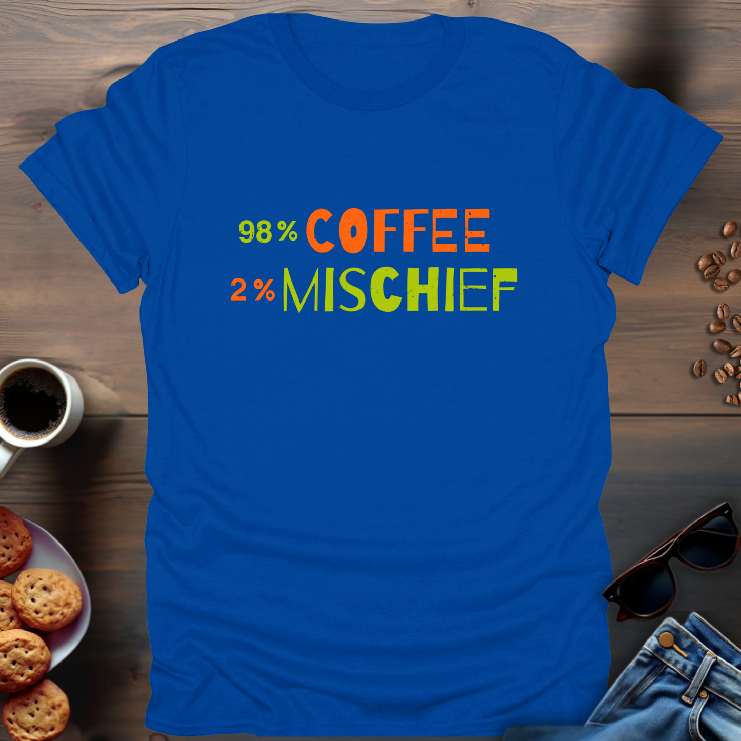 98 coffee 2 mischief T-Shirt