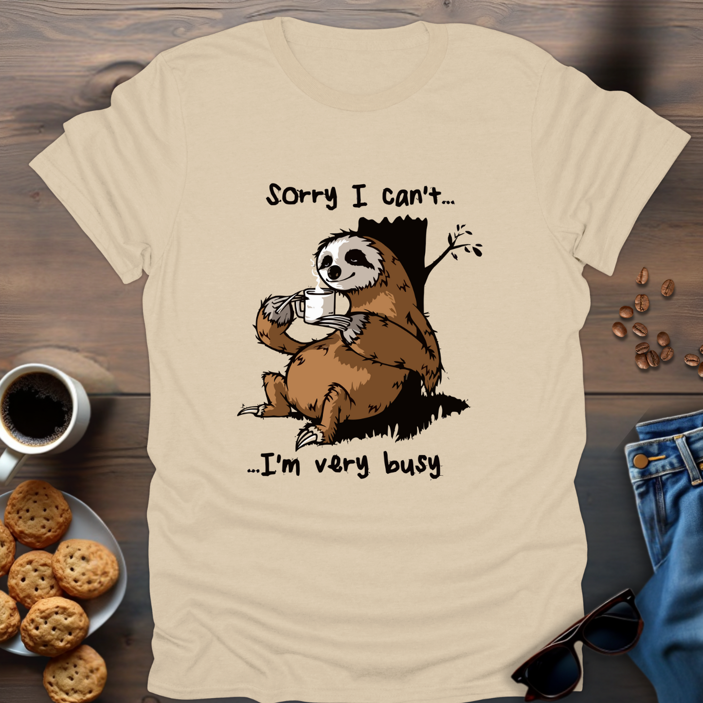 Sorry I Can’t I’m Very Busy T-Shirt