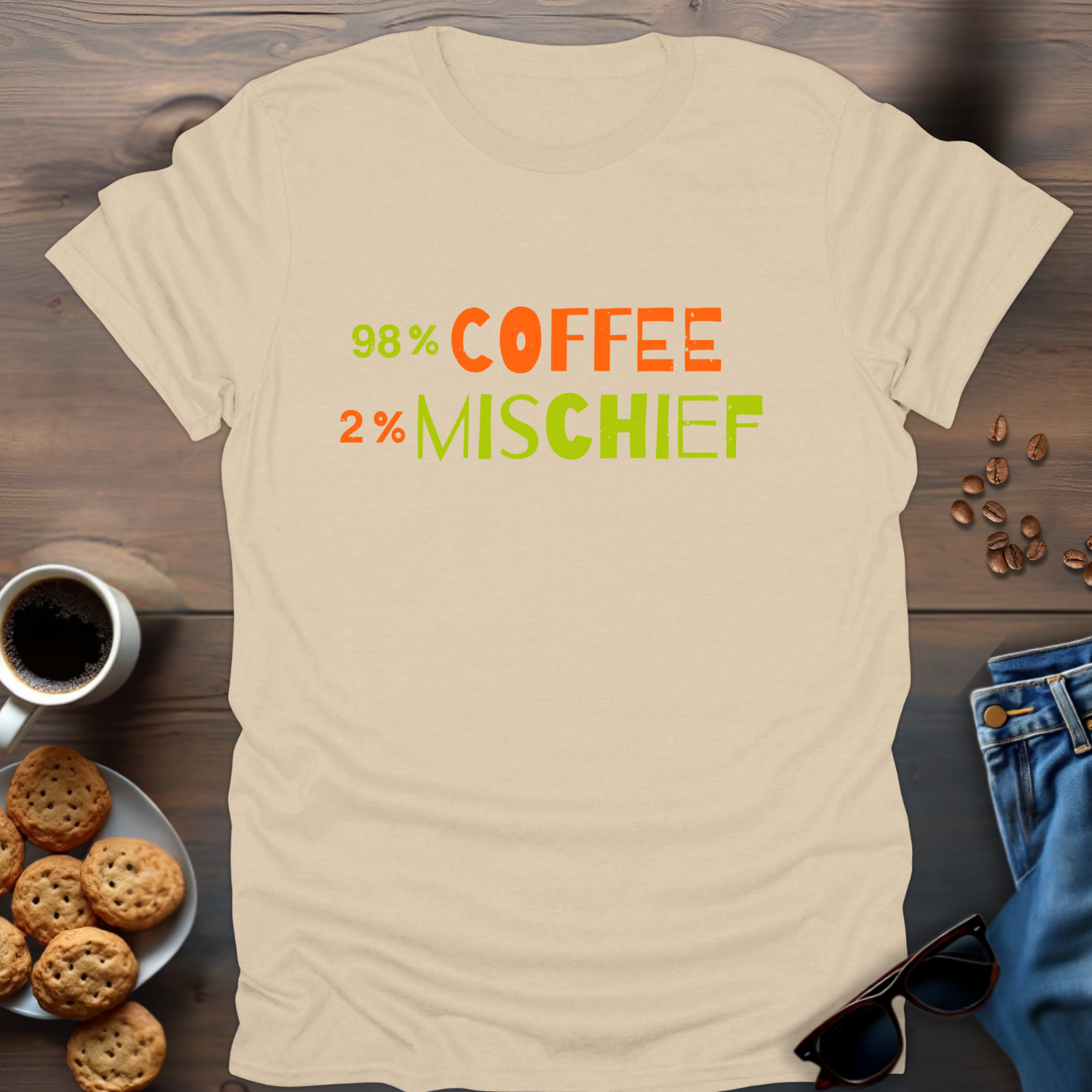 98 coffee 2 mischief T-Shirt