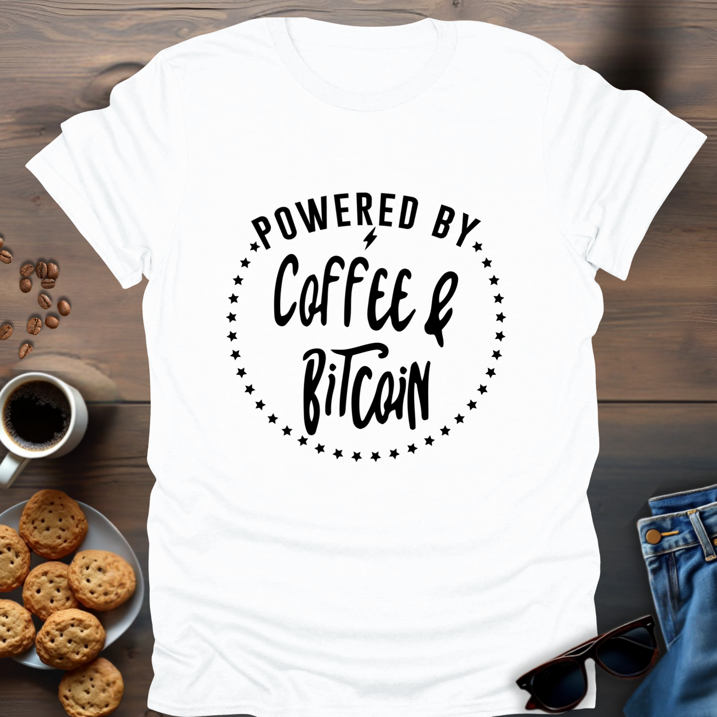 Powered By Coffee & Bitcoin T-Shirt