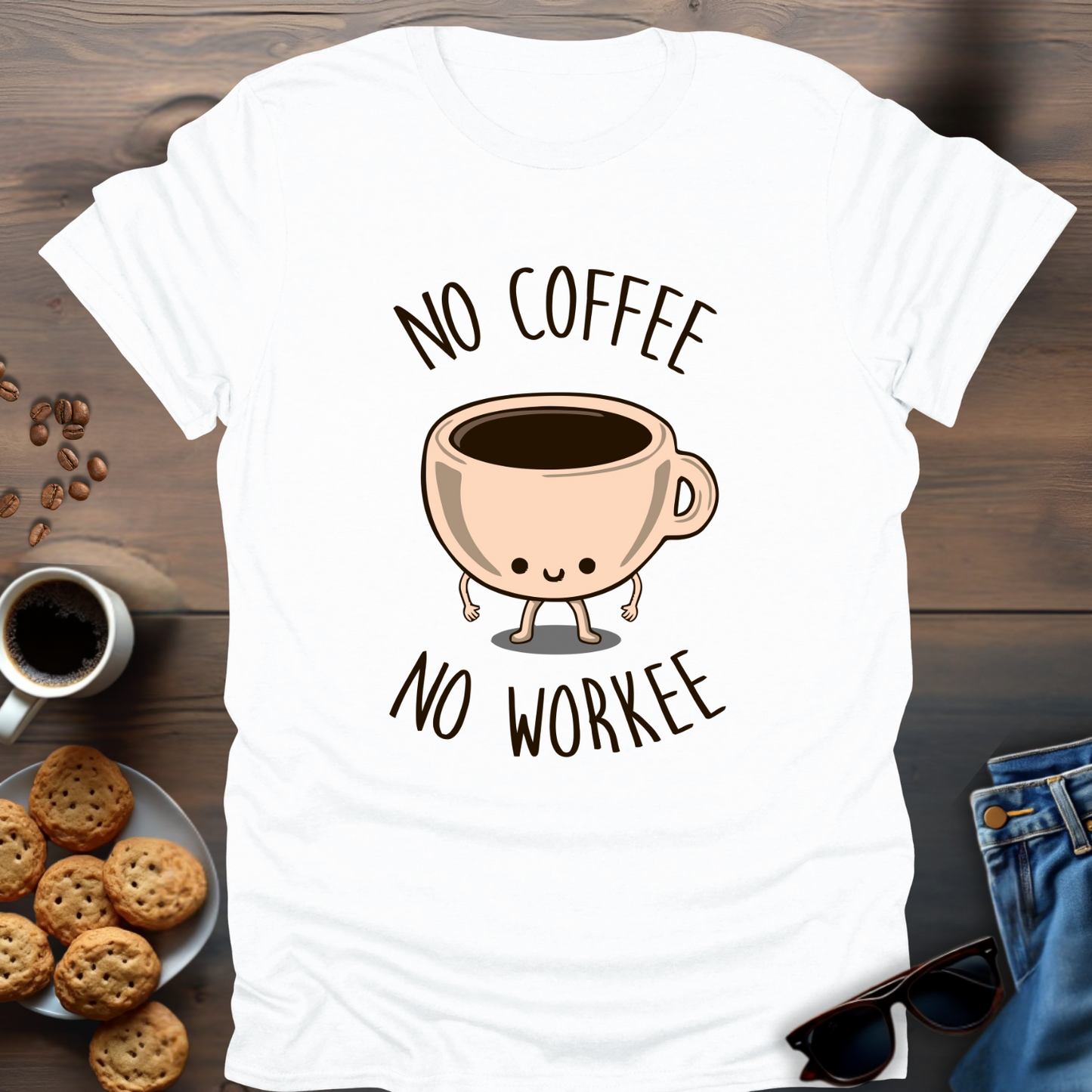 No Coffee No Workee T-Shirt