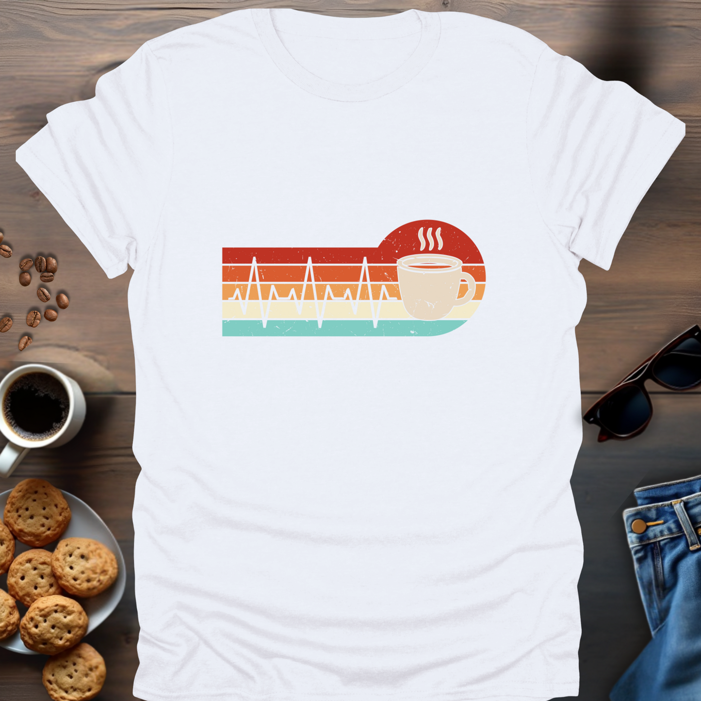 Coffee Beat Retro T-Shirt