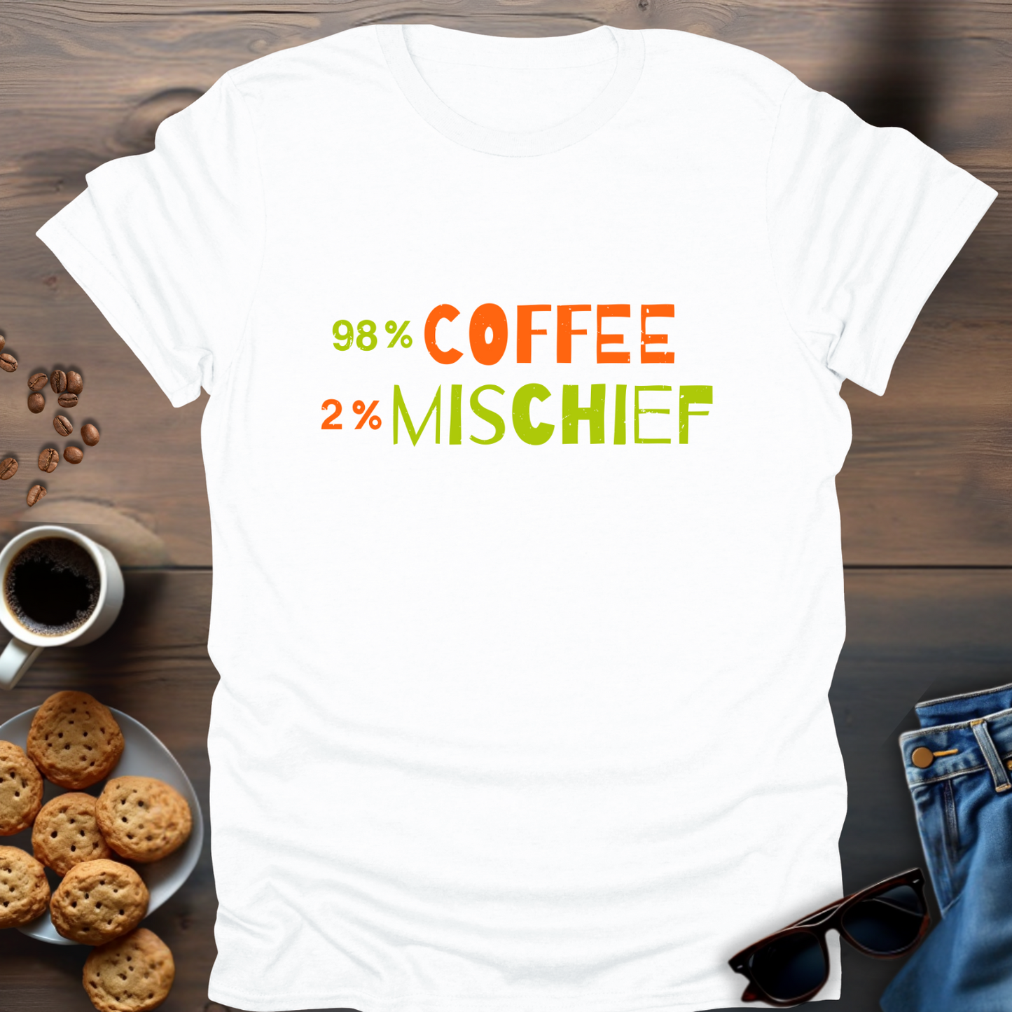 98 coffee 2 mischief T-Shirt