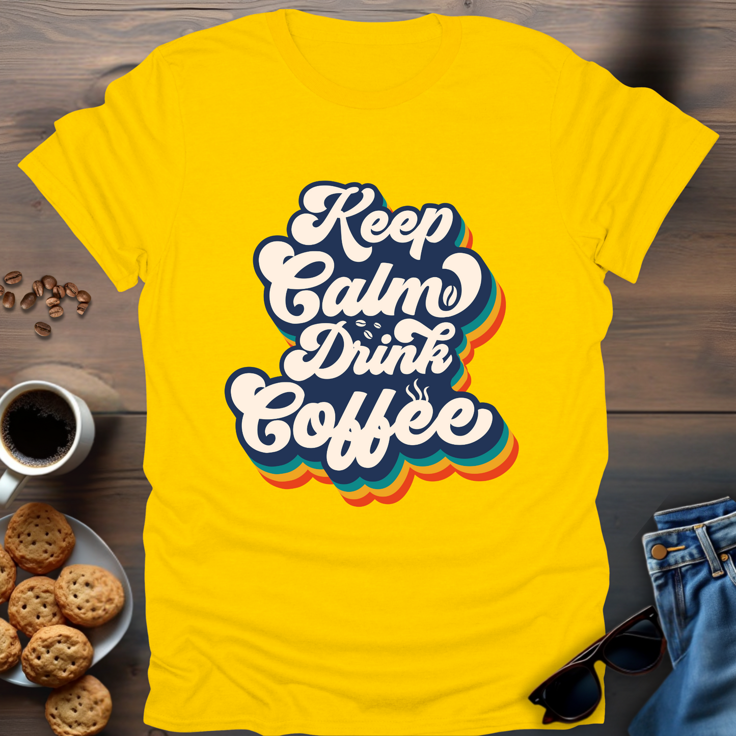 Keep Calm and Drink Coffee T-Shirt