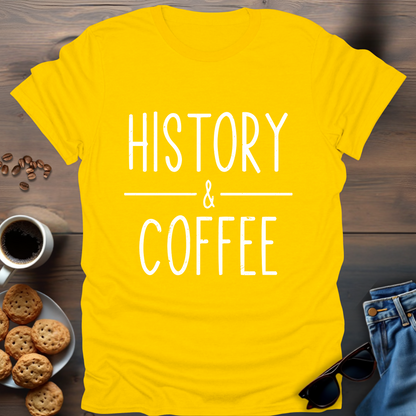 History & Coffee T-Shirt